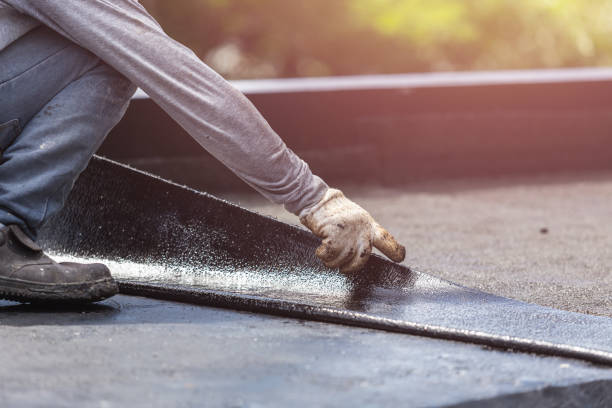 Professional Interior Drainage System technician working in Miamiville, OH